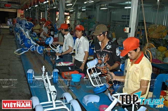 Công nhân được đào tạo bài bản