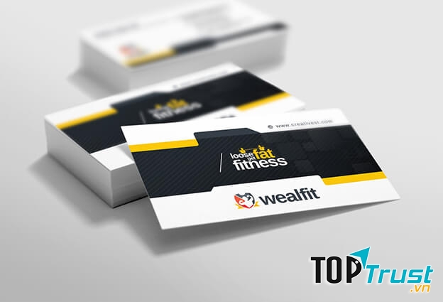 Chất lượng giấy tốt, đúng độ dày, độ lán bóng của giấy dùng chuyên in name card, card visit, danh thiếp.