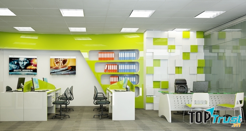 Thiết kế nội thất của công ty TNHH thương mại dịch vụ và mỹ thuật Sắc Màu Logo