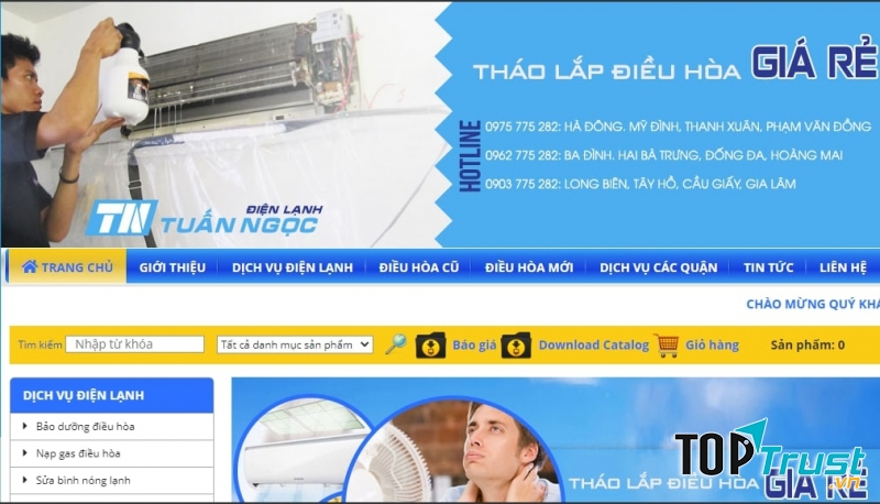 Công ty TNHH Thương Mại Điện Lạnh Tuấn Ngọc