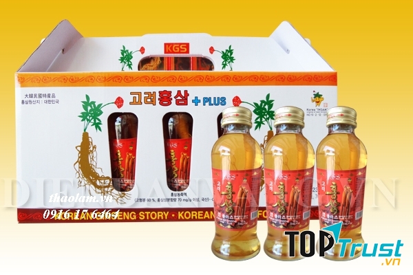 NƯỚC HỒNG SÂM CÓ CỦ