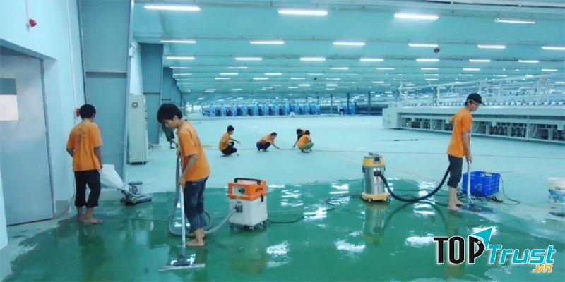 Công ty CP DV Vệ Sinh HM cung cấp dịch vụ vệ sinh công nghiệp chuyên nghiệp