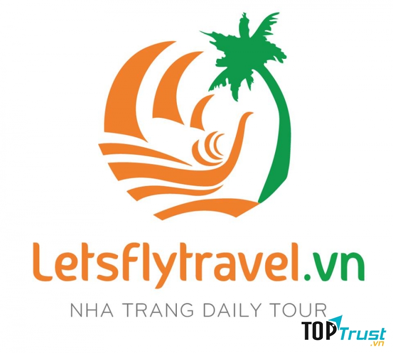 Logo của công ty du lịch Let's Fly Travel