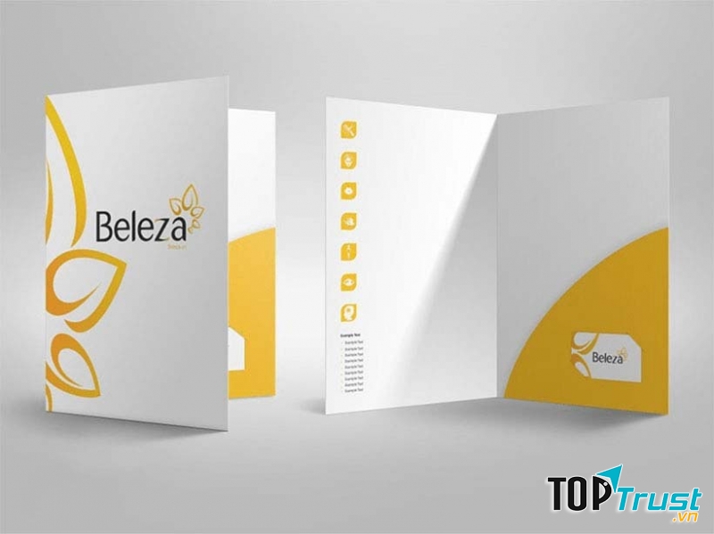 Folder - sản phẩm in tại Công ty TNHH TM in ấn Việt