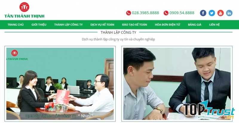 Công ty TNHH Tư vấn doanh nghiệp - Thuế - Kế toán Tân Thành Thịnh