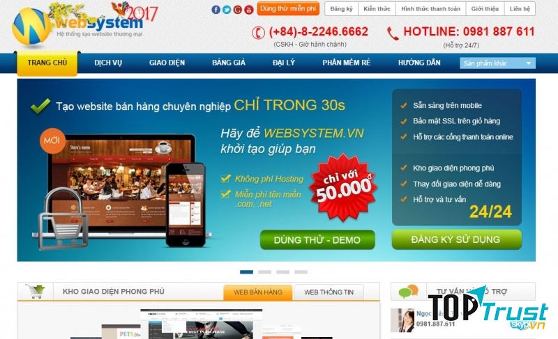 Công Ty TNHH Web System