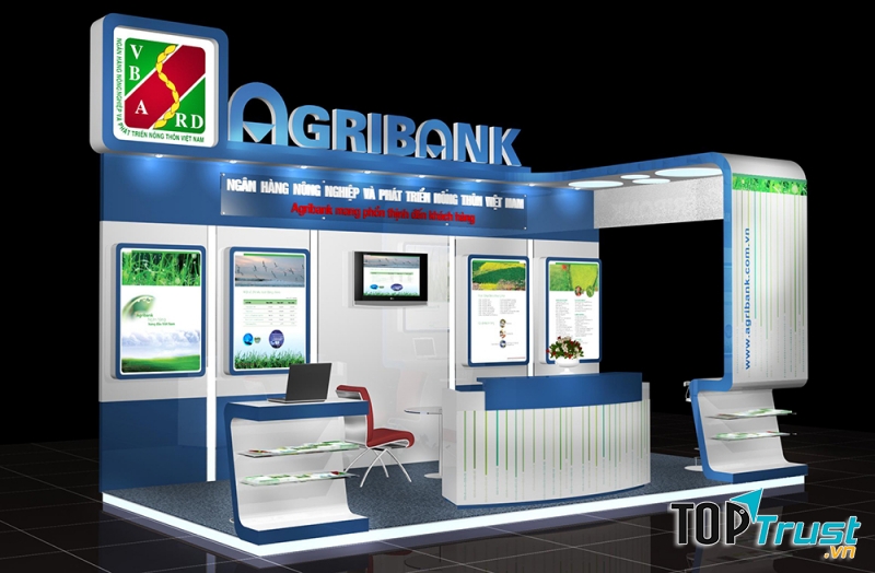 Thiết kế gian hàng hội chợ triển lãm đẹp và bắt mắt