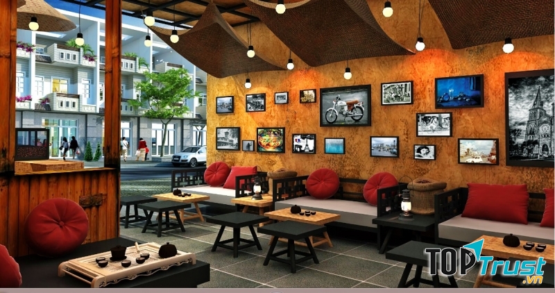 Mẫu thiết kế quán cafe độc đáo