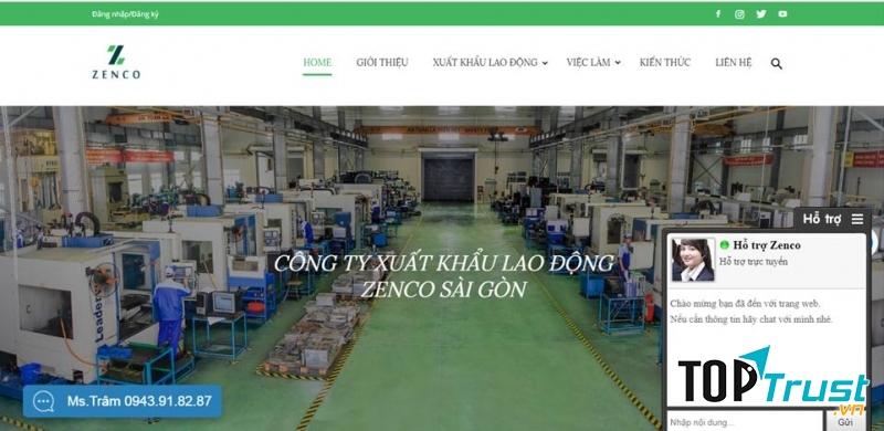 Công ty xuất khẩu lao động Zenco Sài Gòn