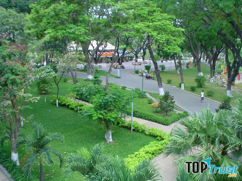 Hình ảnh công viên Hoàng Văn Thụ