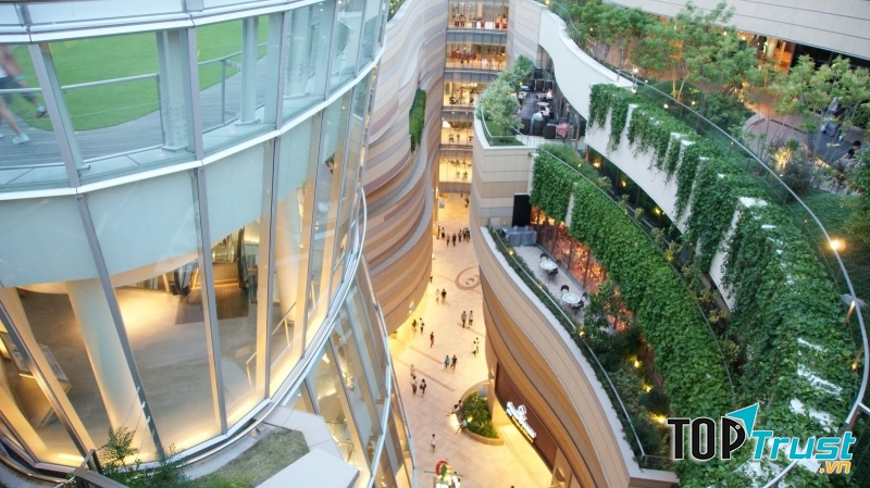 Tòa nhà kết nối thiên nhiên cho người dân Osaka