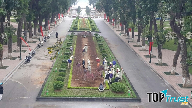 Công viên Thống Nhất chuẩn bị đón tết