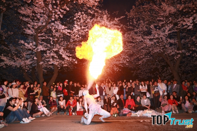 Du khách có cơ hội chiêm ngưỡng các hoạt động đường phố đặc sắc