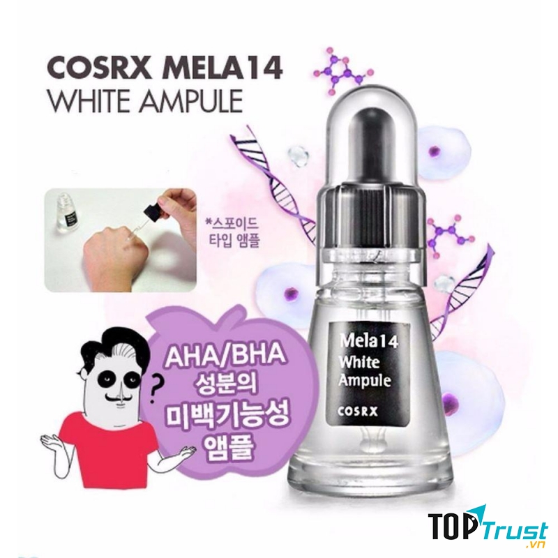 Revew sản phẩm Cosrx Mela 14 White Ampule