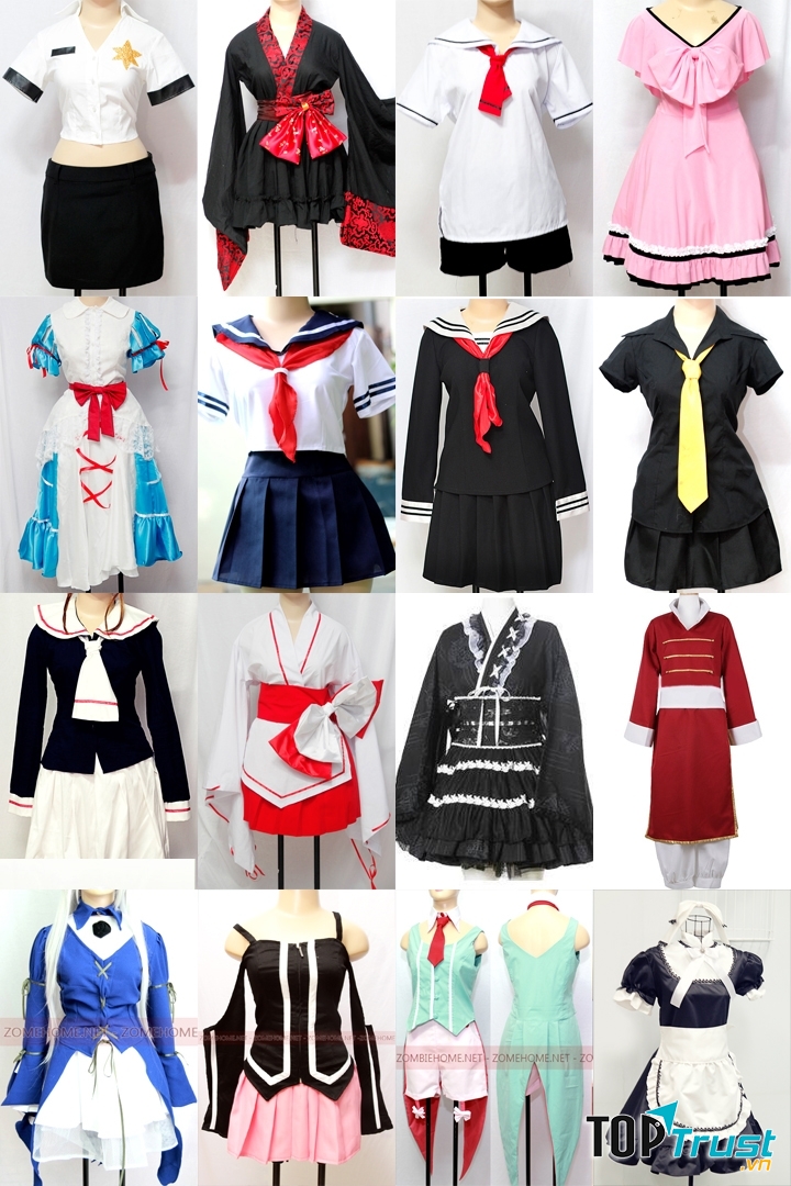 Costume có thể là hàng may hoặc hàng order