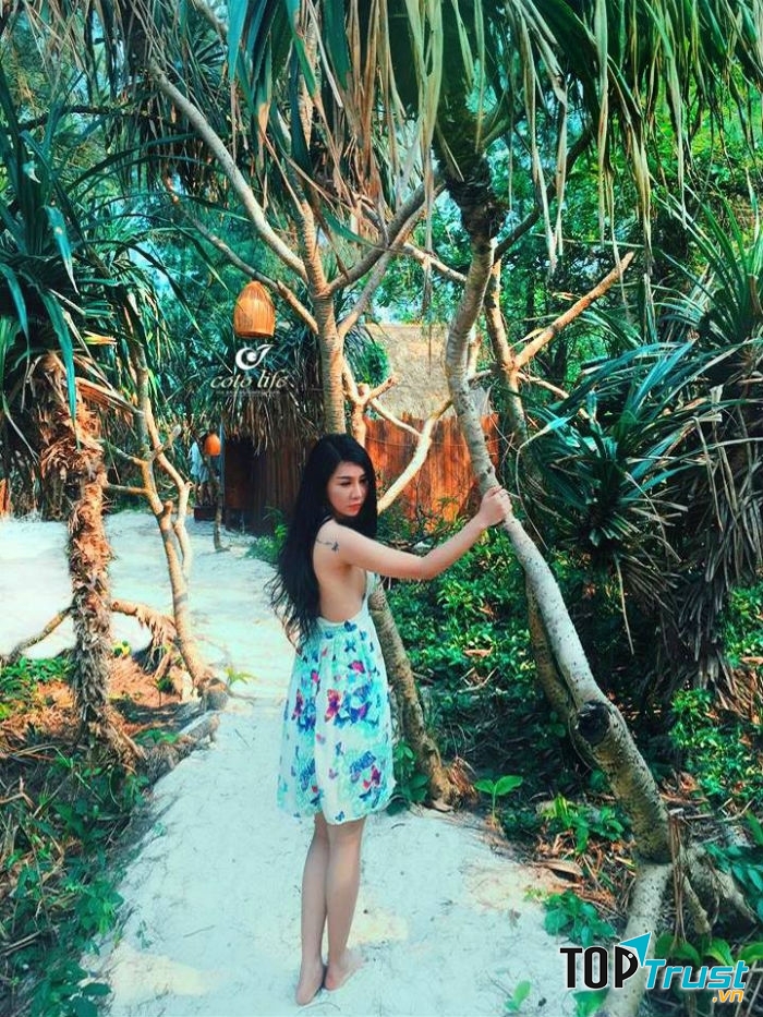 Không gian thoáng đãng, cây cối mát mẻ