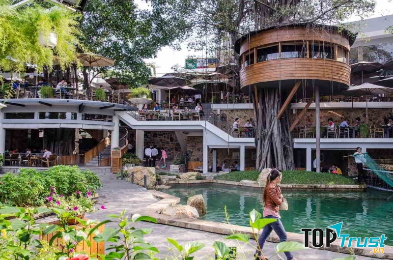 Lối thiết kế độc đáo thu hút nhiều người đến đây