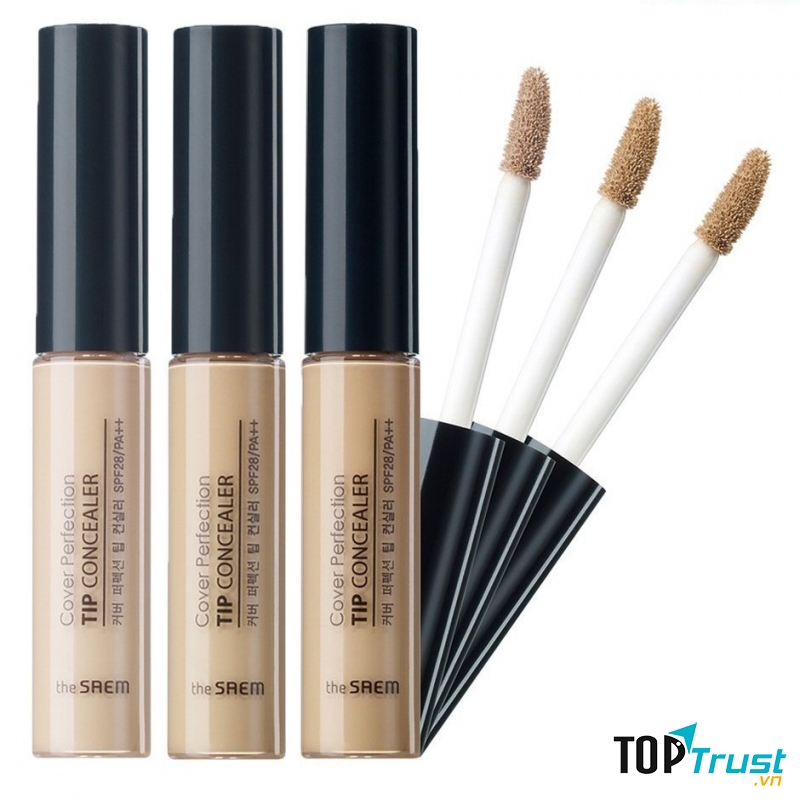 kem Che Khuyết Điểm The Saem Cover Perfection Tip Concealer