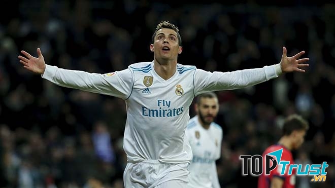 Ronaldo là một trong những cầu thủ được yêu thích nhất