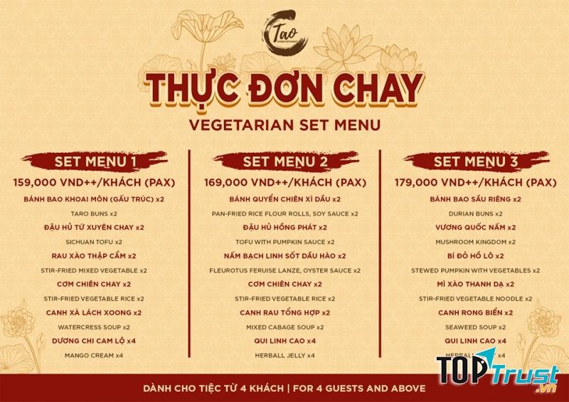 Với mong muốn bắt kịp xu hướng sống khỏe của xã hội, nhà hàng đã thay thế toàn bộ nguyên liệu chế biến bằng những thực phẩm hữu cơ