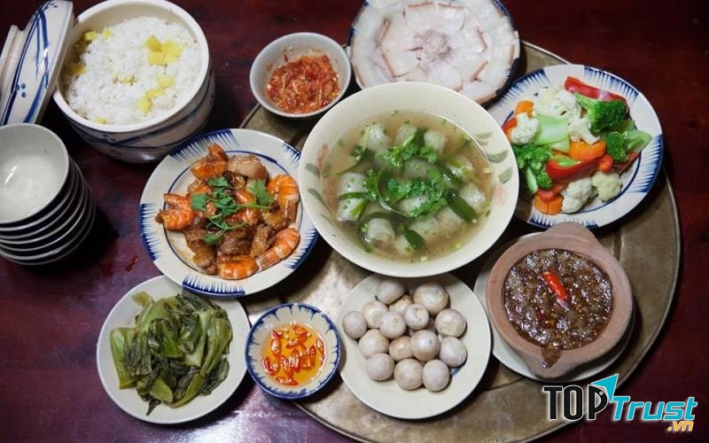 Tất cả các món ăn đều có hương vị thơm ngon, nêm nếm đậm đà