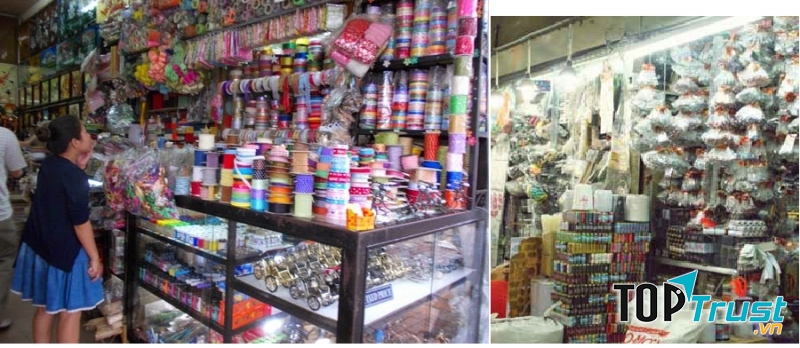 Có rất nhiều sản phẩm phụ kiện may mặc tại Minh Hương