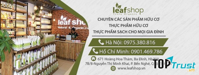 Cửa hàng bán sản phẩm hữu cơ Leafshop
