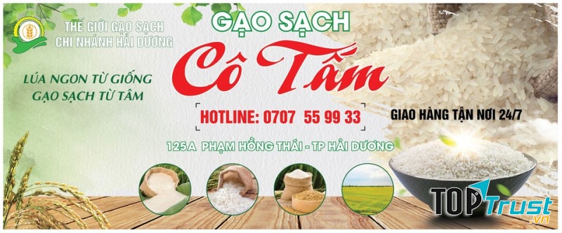 Cửa Hàng Gạo và Thực Phẩm Sạch Cô Tấm