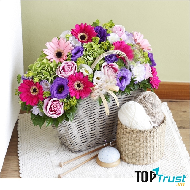 Hoa quà tặng tại cửa hàng hoa tươi Hiền Định