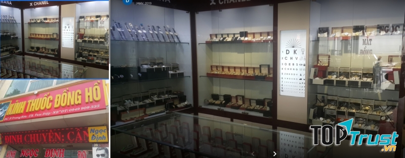 Cửa hàng kính mắt đồng hồ Ngọc Định