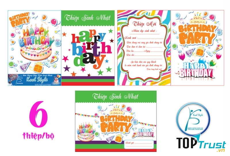 Thiệp Sinh Nhật Happy Birthday