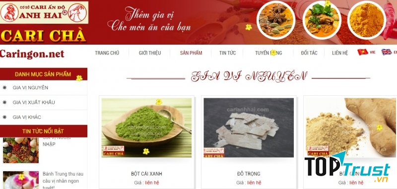 Website chính thức của cửa hàng
