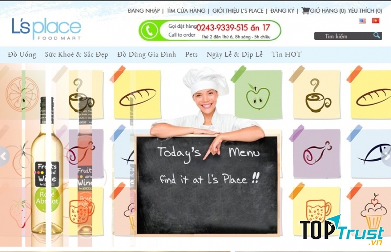 Website chính thức của cửa hàng