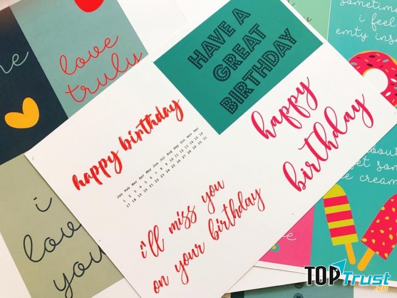 Thiệp sinh nhật của Paper Mix