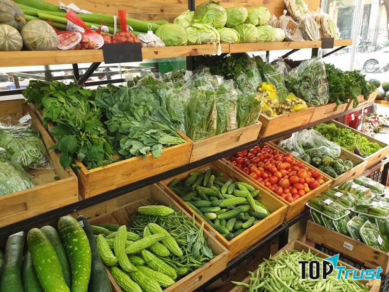 Cửa hàng rau sạch Bác Tôm