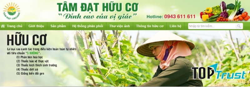 Cửa hàng rau sạch Tâm Đạt