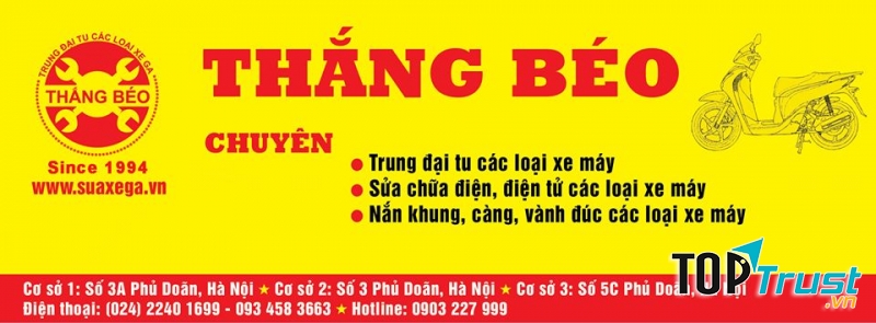 Cửa hàng sửa xe máy Thắng Béo