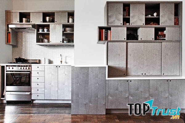 Cửa kéo màu be sang trọng