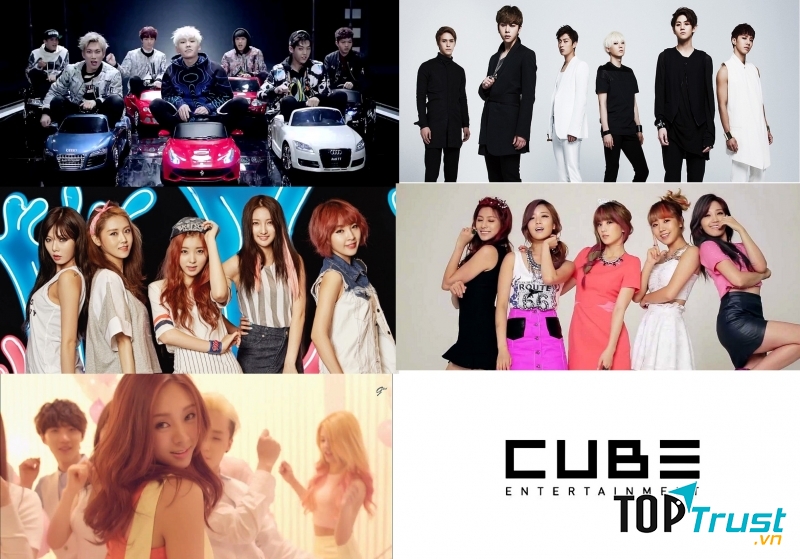 Các nhóm nhạc của Cube