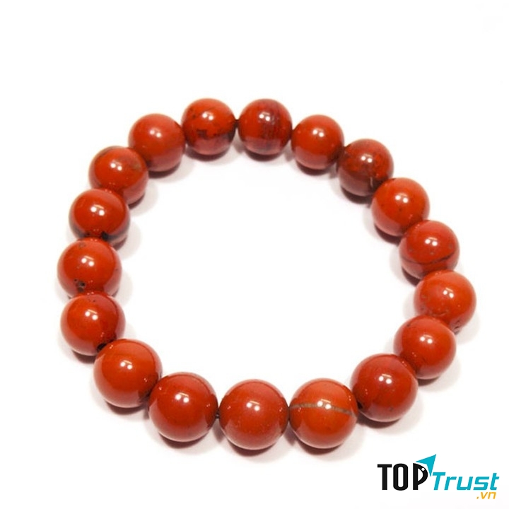 Vòng đá phong thủy jasper màu đỏ phù hợp nhất với Bạch Dương