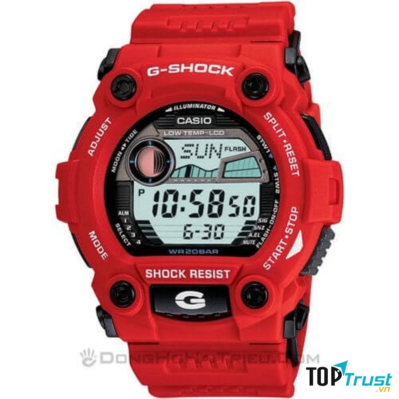 Đồng hồ Casio G-shock màu đỏ