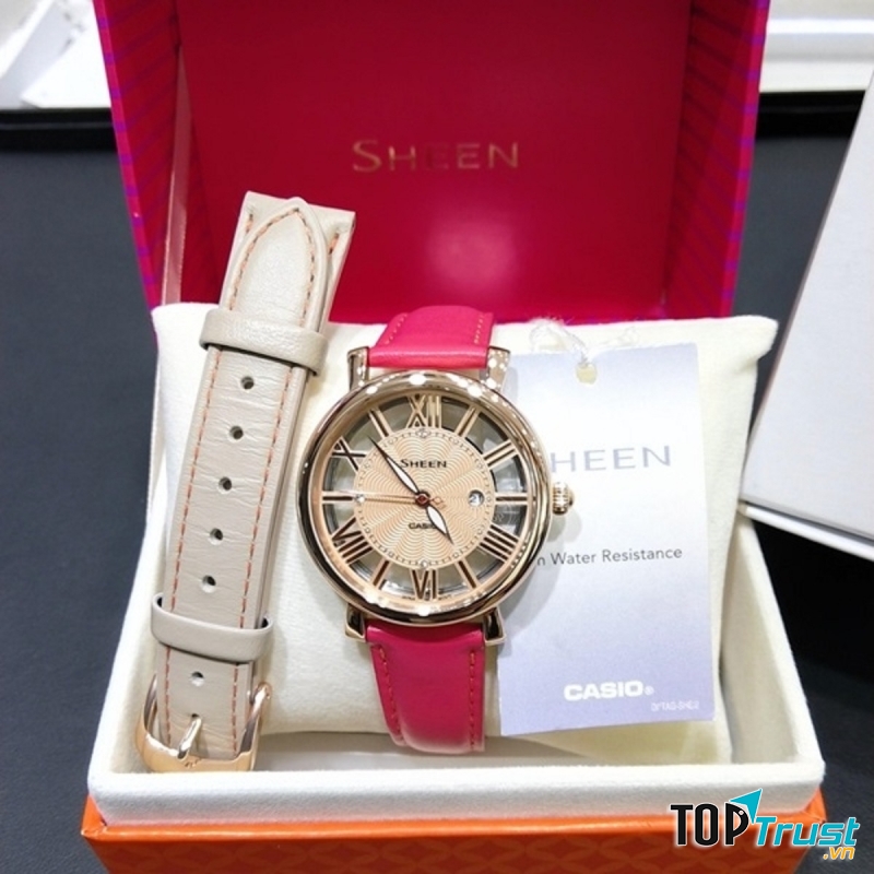Casio Sheen SHE-4047LTD-4AUDR rất hợp với Bảo Bình