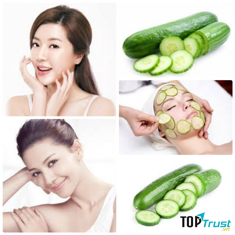 Mặt nạ dưa chuột, cung cấp độ ẩm cho da