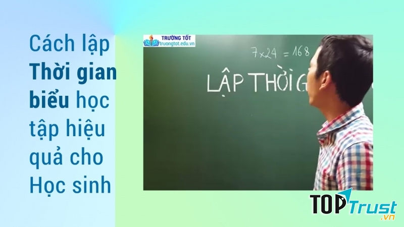 Bạn có thể giám sát việc học hành của con thông qua thời gian biếu.
