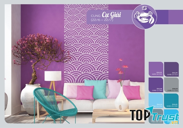 Để gia tăng sự may mắn cho mình, Cự Giải nên sống trong ngôi nhà có phòng khách rộng rãi và cửa sổ ở hướng Tây.