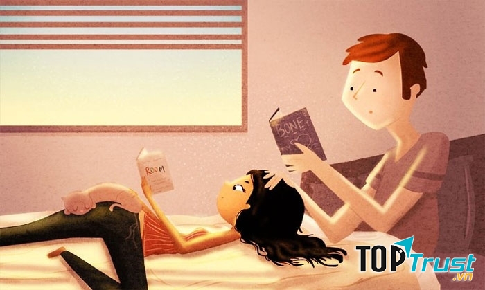 Cùng nhau đọc sách để trải qua mọi cung bậc cảm xúc với nửa yêu thương của mình