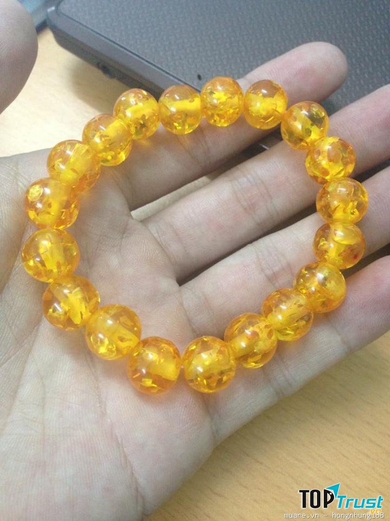 Vòng đá phong thủy citrin cam phù hợp nhất với Thiên Bình