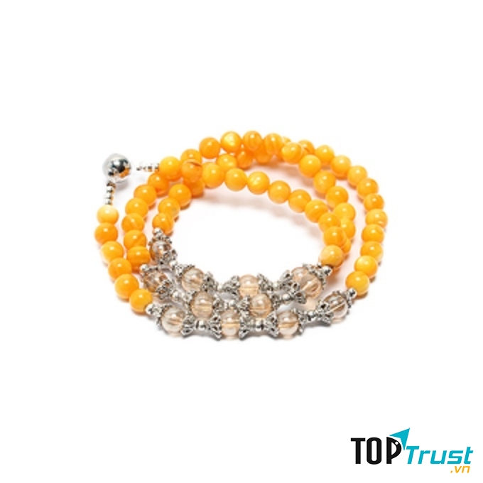 Vòng đá phong thủy agate vàng phù hợp nhất với Xử Nữ