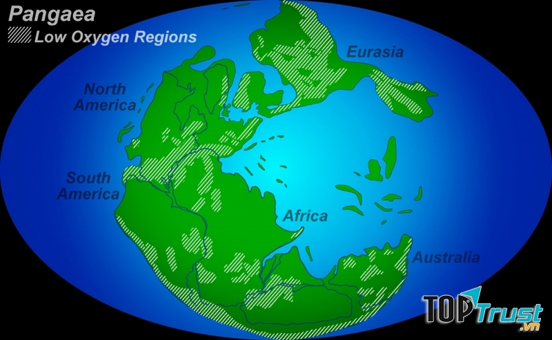 Những vùng có lượng ôxy trong không khí hạ thấp