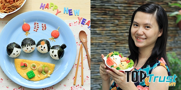 Tác giả Phan Sắc Cẩm Ly người đã đưa món Bento từ Nhật Bản vào mâm cơm Việt